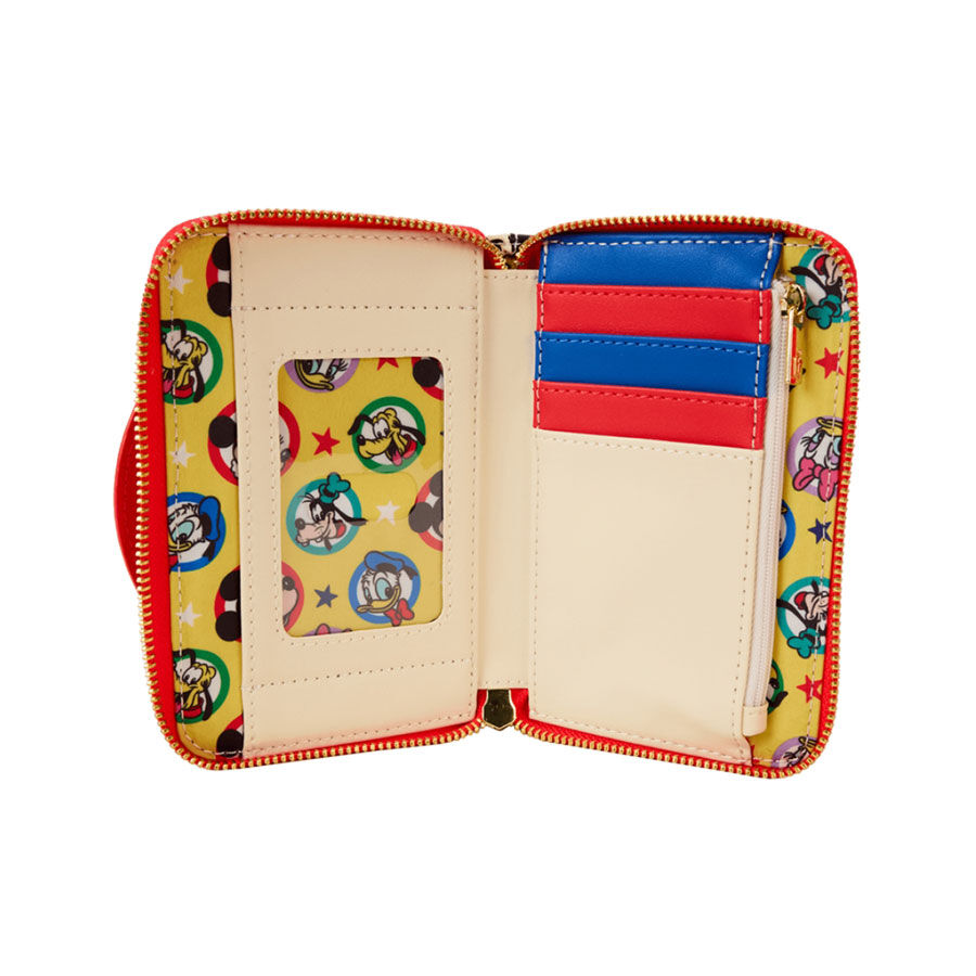 Loungefly Disney Mickey And Friends Classic Zip Around