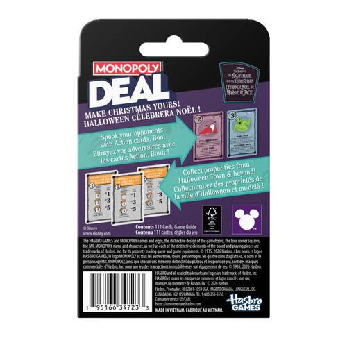 Monopoly Deal: Tim Burton's the Nightmare Before Christmas