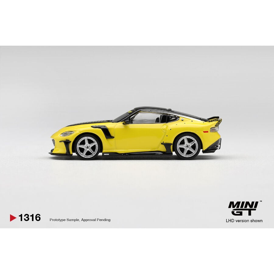 Pre-order) MINI GT Nissan Z VeilSide FFZ400 Ikazuchi Yellow