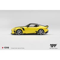 (網店預購) MINI GT Nissan Z VeilSide FFZ400 Ikazuchi Yellow/ Blister Packaging (預計2026年10月發貨)