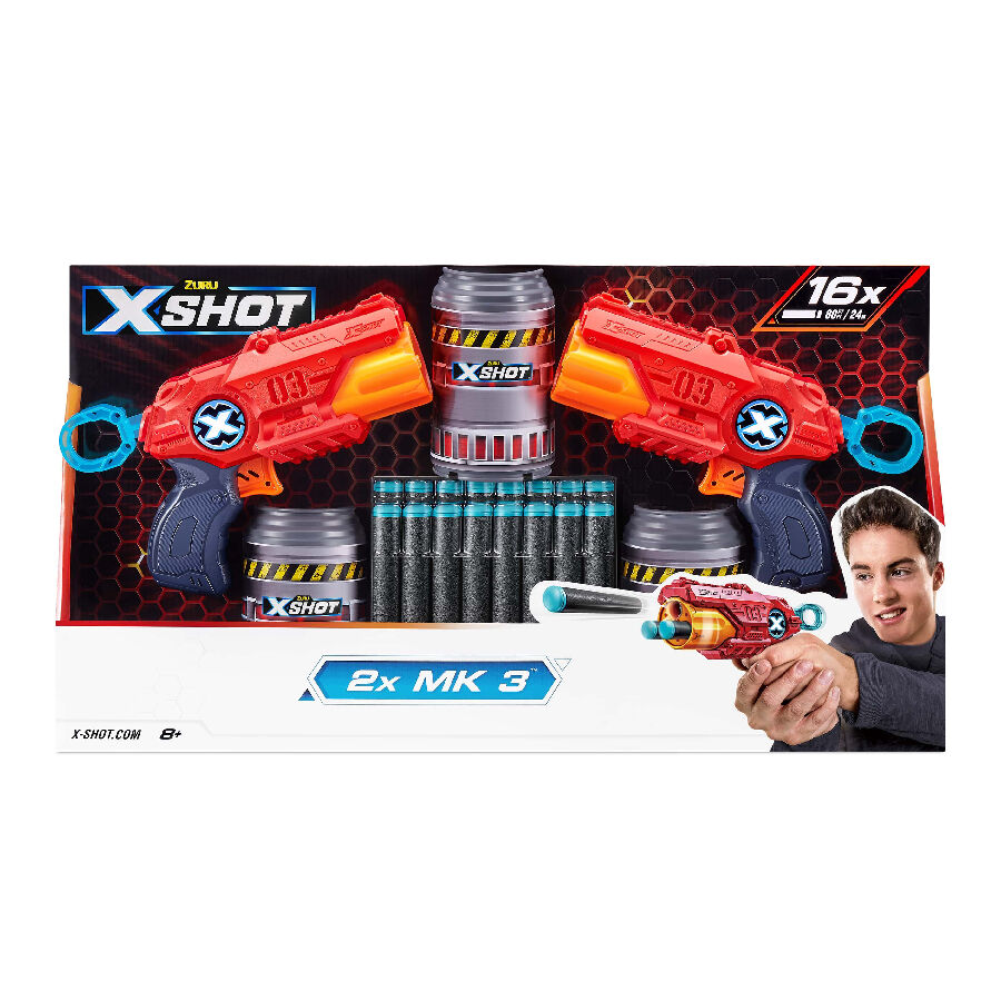 【ポイント10倍】 X-Shot Excel Double MK 3 Blaster Combo Pack | Toys”R”Us トイガン