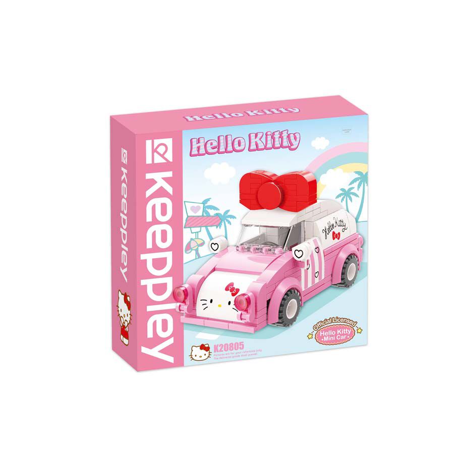 Qman Keeppley Sanrio Hello Kitty Mini Car Toys