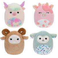 Squishmallows Squishville 2 Inches Soft Toy 4 Pieces Set Single Pack - Assorted