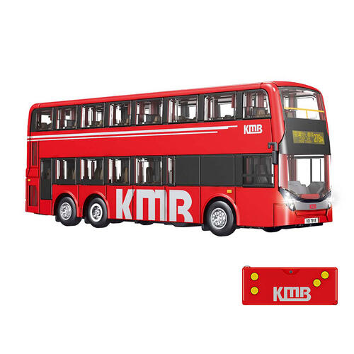 Konsept Mini 1:100 RC Mini Kmb Adl E500 Double-Decker Bus (Red)