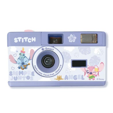 (Special Order) i-Smart Disney Reuse Film Camera (Half Framed) - Stitch