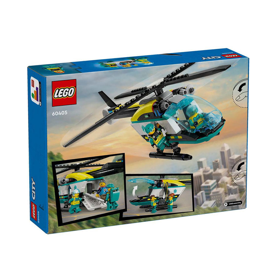 LEGO City Emergency Rescue Helicopter 60405 Toys