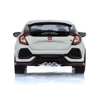 GreenLight 2018 - Honda Civic Type R (FK8) with Custom Wheels and Carbon Hood - Championship White - Tokyo Torque