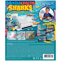 4M Mould & Paint Glow-In-The-Dark Sharks