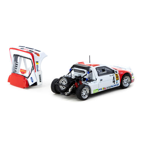Tarmac Works 1/64 Ford Rs200 Rallye Catalunya 1986 #04 - Hobby64+