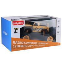 Playpop 1:10遙控怪物卡車 - 黃色