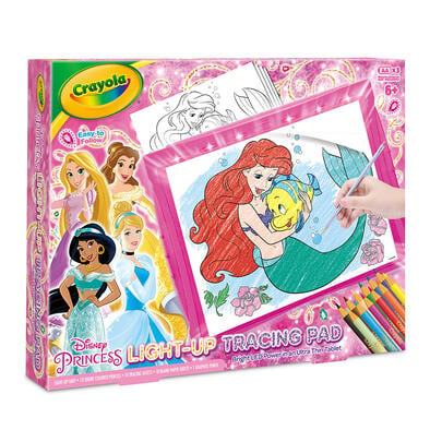 Crayola繪兒樂 迪士尼公主發光描繪畫板
