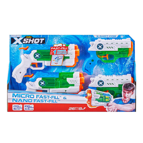 X-Shot Water Warfare Micro Fast-Fill & Nano Fast-Fill