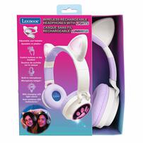 Lexibook Wireless Rechargeable Headphones With Lights