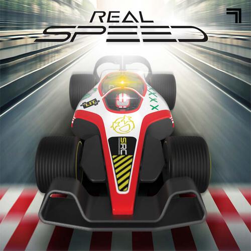 Sharper Image  Toy RC Formula Flex Racer Doodle - Red and White