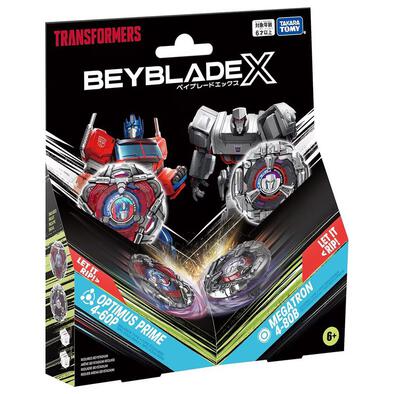Beyblade X BX-00 Double Starter Optimus Prime 4-60P / Megatron 4-80B