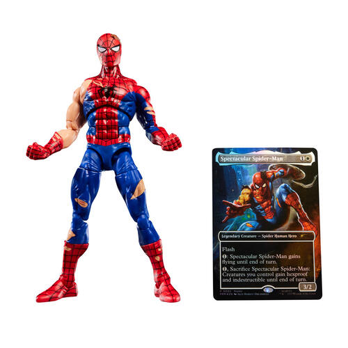 Marvel Legends Series Magic: The Gathering Battle-Damaged Spider-Man