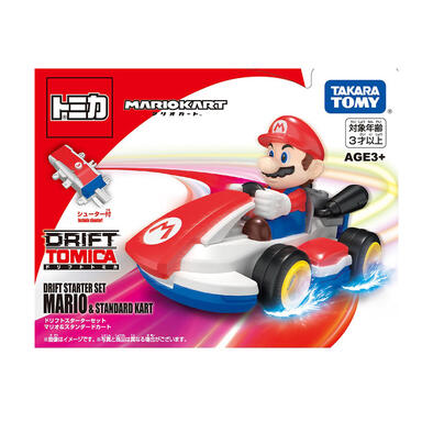 Tomica Mario Kart Drift Starter Set - Mario & Standard Kart (Drift Tomica)