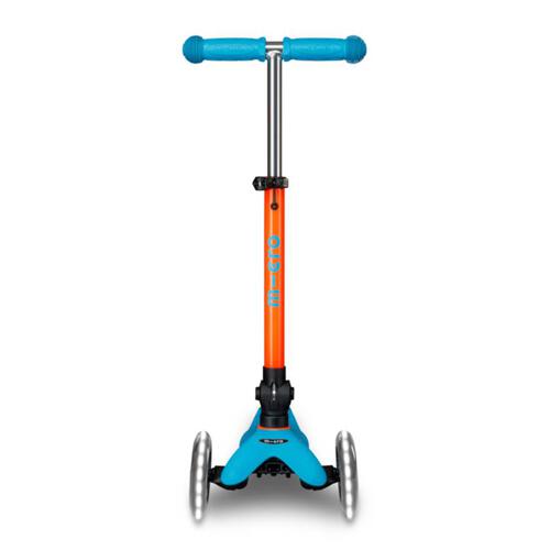 Micro Mobility Mini Deluxe Foldable Neon LED Sunset Orange