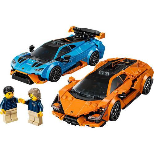 LEGO樂高超級賽車系列 Lamborghini Revuelto 和 Huracán STO 77238