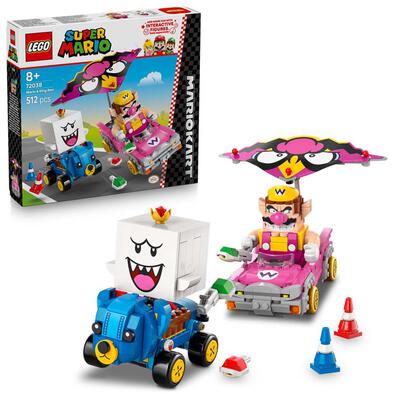 LEGO樂高超級馬利歐系列 瑪利歐賽車 - 瓦利歐與害羞幽靈王 72038