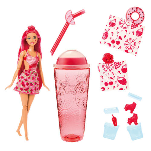 Barbie芭比 驚喜造型娃娃 甜心果汁杯系列 - 隨機發貨