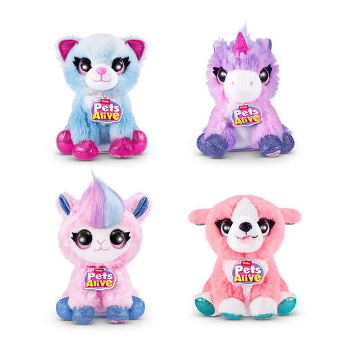 Pets Alive Pet Shop Surprise Interactive Plush (Birthday Party) - Assorted