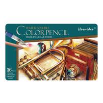 Hernidex 36色高級松木水溶性顏色筆