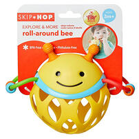 Skip Hop Roll Around Rattle Bee