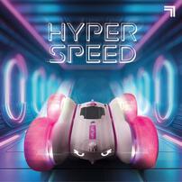 Sharper Image  玩具遙控翻轉特技車 - 粉紅LED版