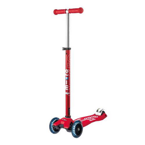 Micro Mobility Maxi Micro Deluxe Led Red Scooter