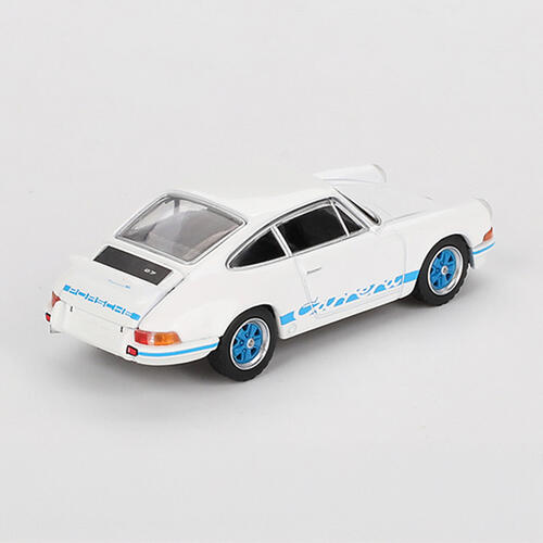 MINI GT Porsche 911 Carrera Rs 2.7 Grand Prix White With Blue Livery