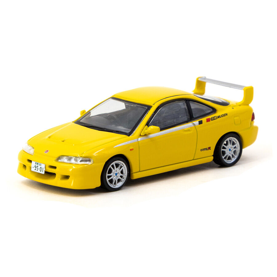 Tarmac Works 1/64 Honda Integra Type R Dc2 Mugen Sunlight Yellow