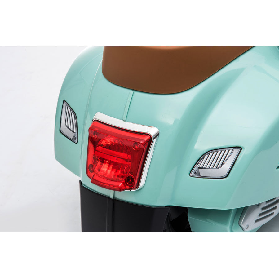 Mini Vespa Gts Scooter Electric Ride On - Light Blue | Toys\