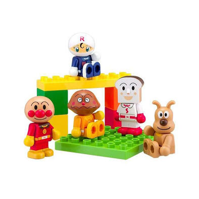 Anpanman And Buddy Block Doll Set