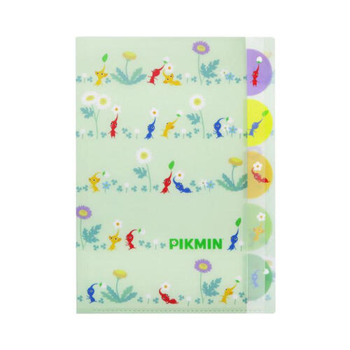 Nintendo Pikmin A4 Clear File (5 Pouches) - B