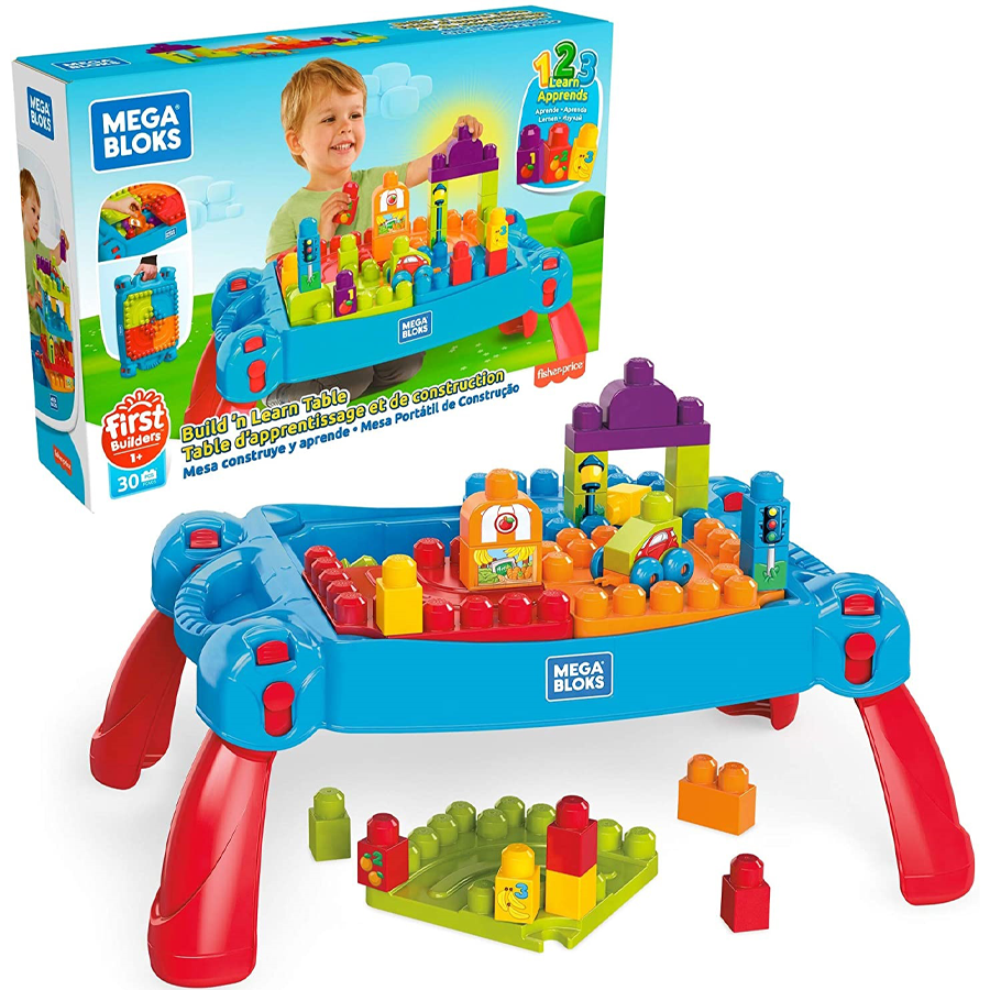 Mega Bloks Build 'N Learn Table 
