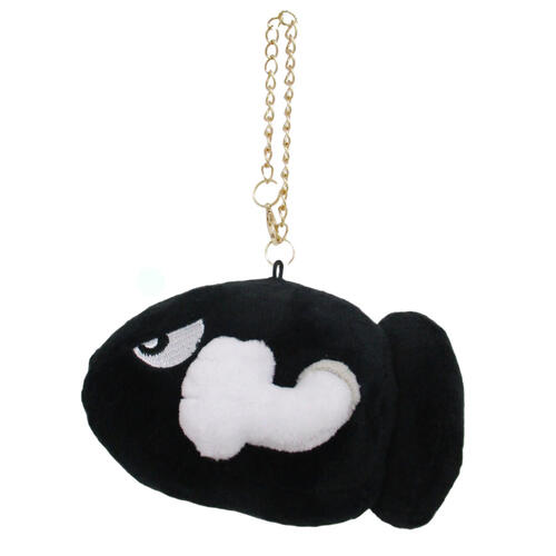 Nintendo Super Mario Plush Keychain - Bullet Bill