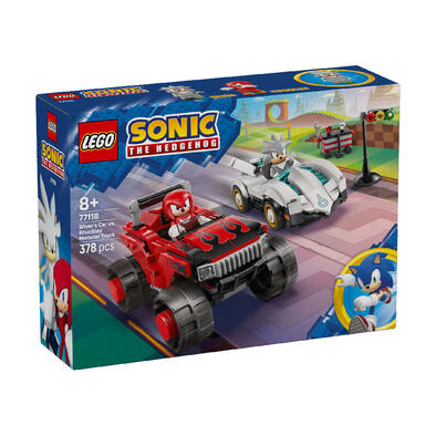LEGO Sonic the Hedgehog Silver's Car vs. Knuckles' Monster Truck 77118