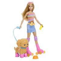Barbie芭比 溜冰特色寵物套裝 - 金髮