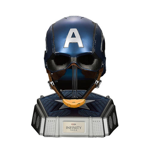 Marvel 1: 1 Collectible Captain America Wearable Helmet With Bluetooth Speaker