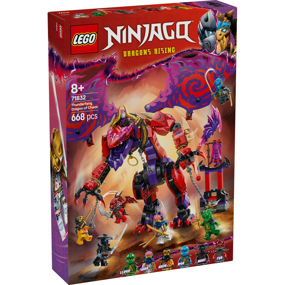 LEGO樂高幻影忍者系列混沌龍雷之牙71832 | 香港玩具“反”斗城| Toys