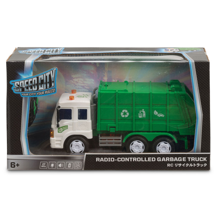 Remote garbage truck clearance