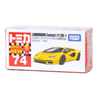 Tomica No.74 Lamborghini Countach LPI 800-4 Yellow (1st Edition)