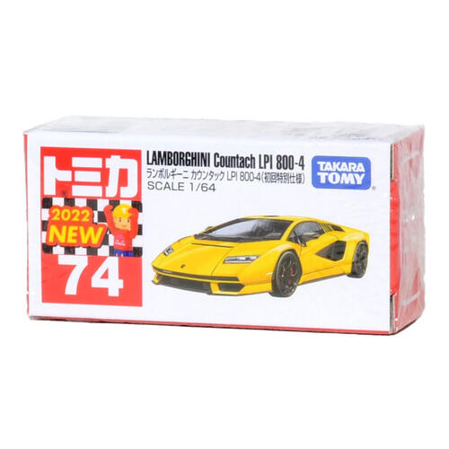 Tomica No.74 Lamborghini Countach LPI 800-4 Yellow (1st Edition)