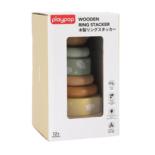 playpop木製疊塔