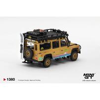 (網店預購) MINI GT Land Rover Defender 110 1998 Camel Trophy Tierra del Fuego CT.24 Italy / Blister Packaging (預計2027年3月發貨)