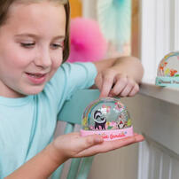 4M Kidzmaker Glitter Rainbow Snow Domes