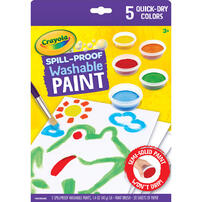 Crayola繪兒樂 可水洗防漏顏料套裝 