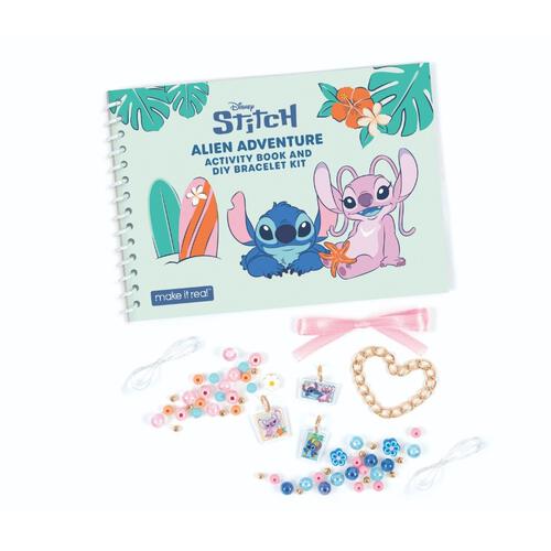 Disney's Stitch Alien Adventure Activity Book and Diy Bracelet Kit