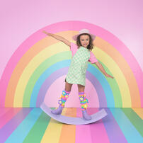 Madmia 可愛花瓣襪子